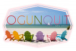 Ogunquit, Maine - Photography - Colorful Beach Chairs - Contour