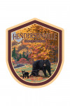 Hendersonville, North Carolina -  Painterly - Bear Family & Fall Colors - Contour