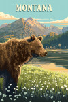 Montana - Painterly - Bear