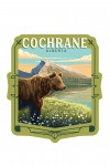 Cochrane, Alberta - Painterly - Mount Rundle & Bear - Contour