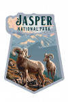 Jasper National Park, Canada - Painterly - Bighorn Sheep - Contour