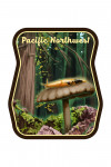 Pacific Northwest - Lithograph Wildlife Series - Banana Slug - Contour