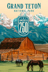 Grand Teton National Park, Wyoming - Painterly Collection 250