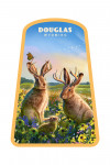 Douglas, Wyoming - Lithograph - Jackalope Warren - Contour