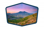 Mount St. Helens, Washington - Photography - Twilight Scene - Contour