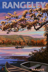 Rangeley, Maine - Lake at Dusk
