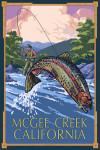 McGee Creek, California - Painterly - Fly Fishing