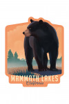 Mammoth Lakes, California - Lithograph - Black Bear - Contour