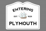 Plymouth, Massachusetts - Entering Plymouth - Weather Vane - Contour