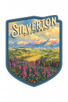 Silverton, Colorado - Oil Painting - Rocky Mountains and Spring Flowers
