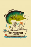 Guntersville, Alabama - Midcentury - Bass Fishing