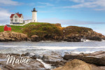 Maine - Photography - Nubble Lighthouse on a Sunny Day