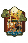 Bonners Ferry, Idaho - Geometric - Forest Animals - Contour