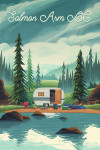 Salmon Arm, British Columbia - Outdoor Activity - Camper in Evergreens