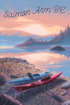 Salmon Arm, British Columbia - Glassy Sunrise - Kayak