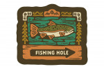Boho Colorblock - Trout Fishing - Contour