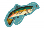 San Juan River, New Mexico - Midcentury - Trout Fishing - Contour