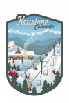 Keystone, Colorado - Retro Ski Resort - Contour