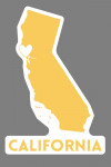 Healdsburg, California - State Outline & Heart - Contour