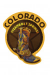 Steamboat Springs, Colorado - Painterly - Boot- Contour