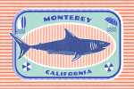Monterey, California - Dockside Series - Shark