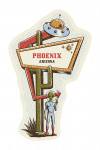 Phoenix, Arizona - Vintage Linework - Alien - Contour