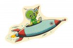 Vintage Mascot - Alien - Contour