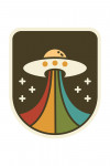 Simple Vector - Alien - Contour