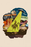 Retro Print Collage - Alien