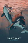 Skagway, Alaska - Lithograph - Wildlife Lithograph Series - Orca
