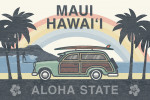 Maui, Hawai'i - Aloha State - Woody Beach Scene