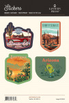 Scottsdale, Arizona - Route 66 - Sticker Sheet - 146834, 149327, 146205, 143220