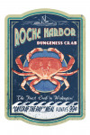 Roche Harbor, Washington - Vintage Sign - Dungeness Crab - Contour