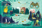 West Jefferson, North Carolina - Lake Life Collection - River Life Collage - Landscape With Trees