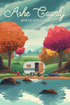 Ashe County, North Carolina - Outdoor Activity - At Home Anywhere - Camper in Fall Colors
