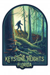 Keystone Heights, Florida - Wanderer - Bigfoot in Forest - Contour