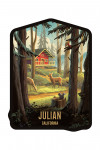 Julian, California - Get Outside Series - Slip Away - Cabin With Wildlife - Contour