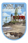 Michigan - Point Betsie Lighthouse - Contour