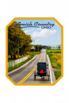 Amish Country, Ohio - Photography - Amish Buggy on Country Road - Contour
