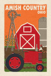 Amish Country, Ohio - Woodblock