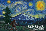Red River, New Mexico - Starry Night - Sasquatch