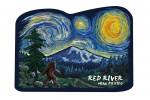 Red River, New Mexico - Starry Night - Sasquatch - Contour