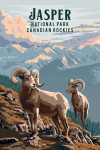Jasper National Park - Painterly - Bighorn Sheep - Canadian Rockies