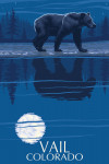 Vail, Colorado - Bear at Night