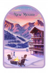 New Mexico - Lithograph - Apr&egrave;s Ski - Contour