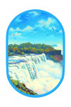 Niagara Falls, New York - Oil Painting - Contour