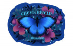 Chesterfield, Missouri - Storybook - Blue Morpho - Contour
