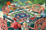 Oil Painting - Mahjong Life