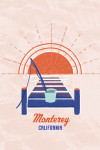 Monterey, California - Dockside Series - Dock