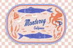 Monterey, California - Dockside Series - 100% Hooked